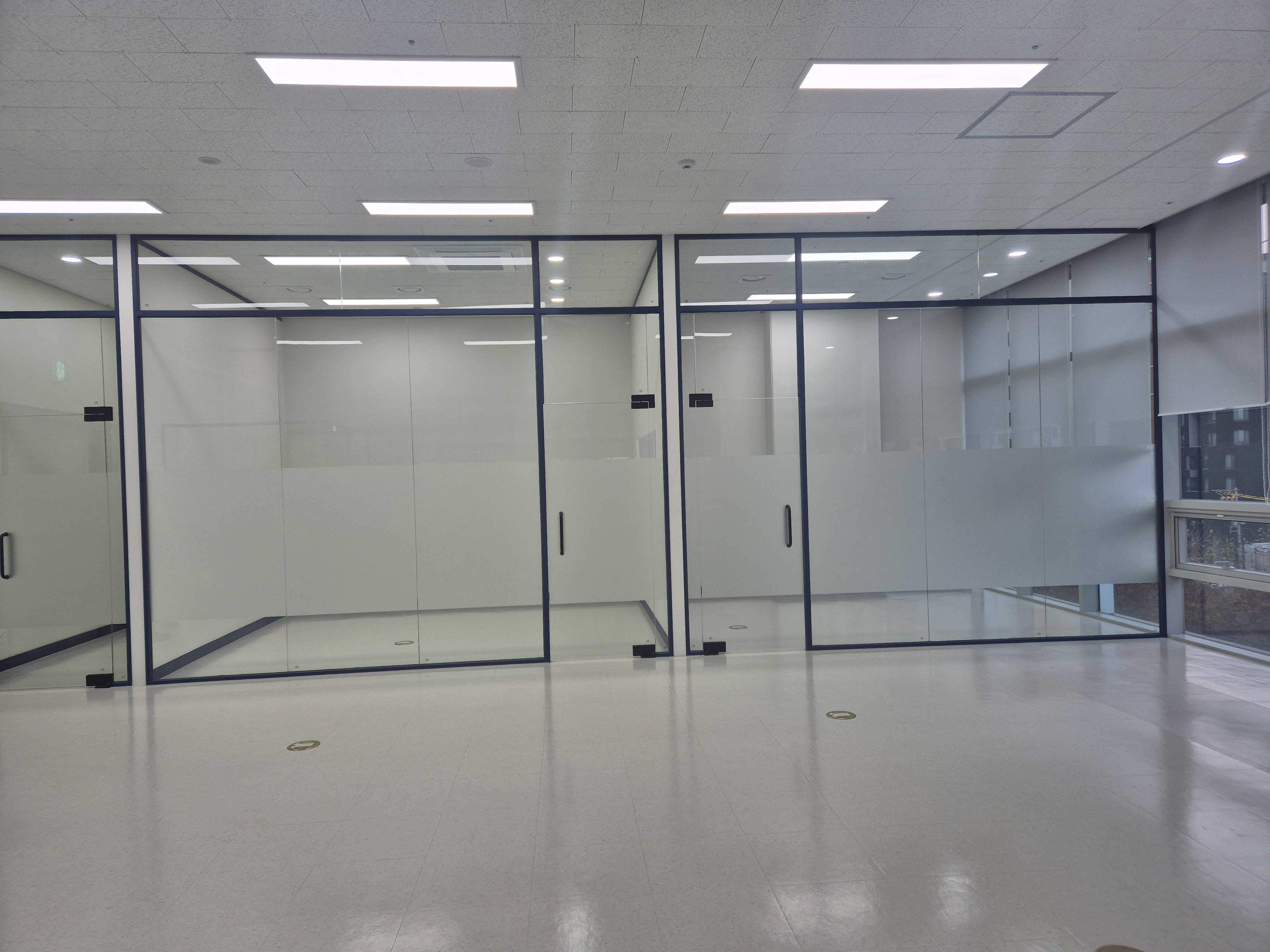 문래동지식산업센타유리칸막이설치