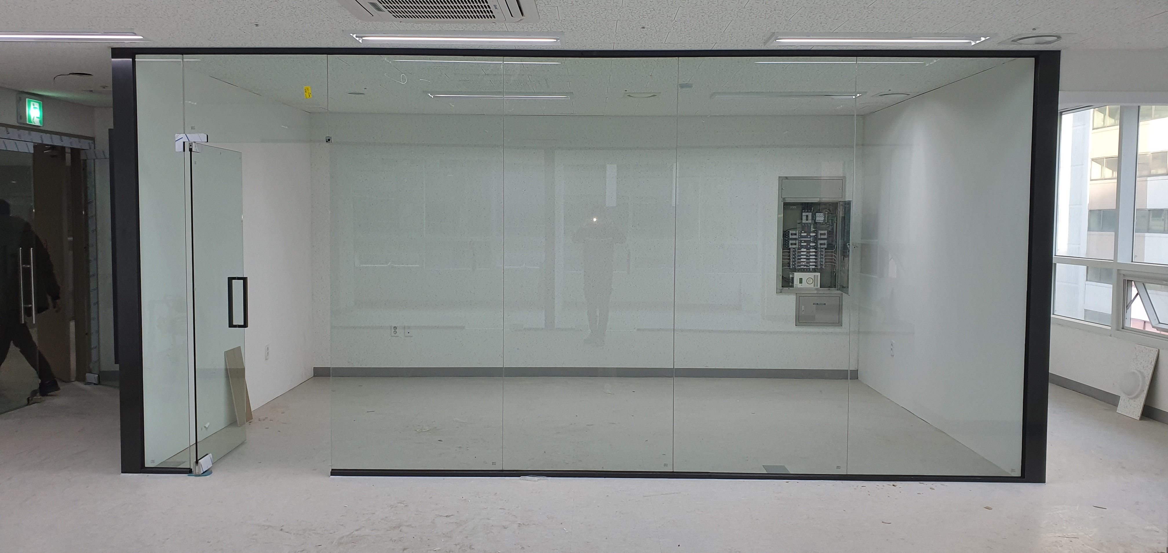 광명 지식산업센터 프론티어벨리 유리파티션