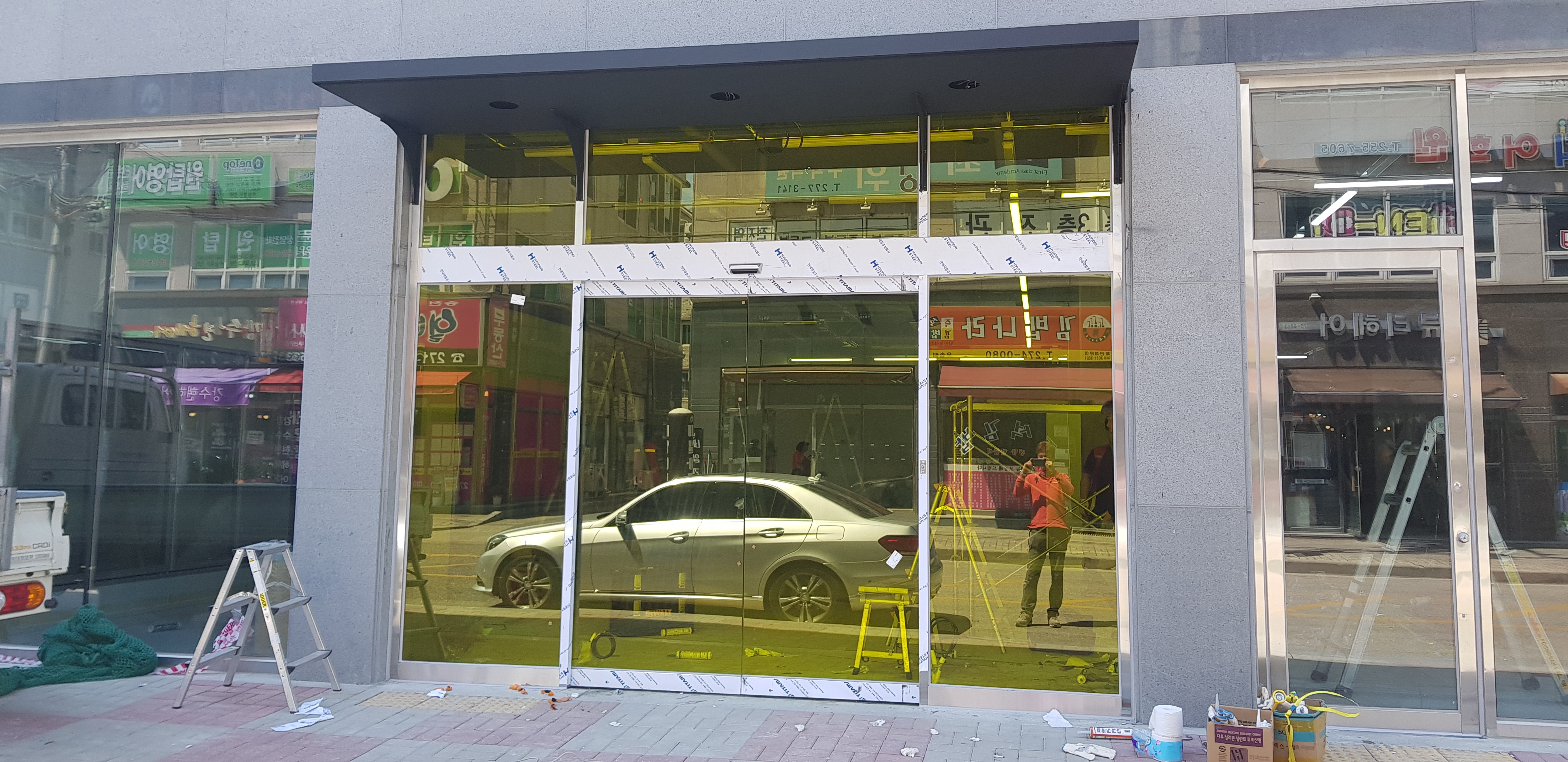 노브랜드 전주점 양개자동문