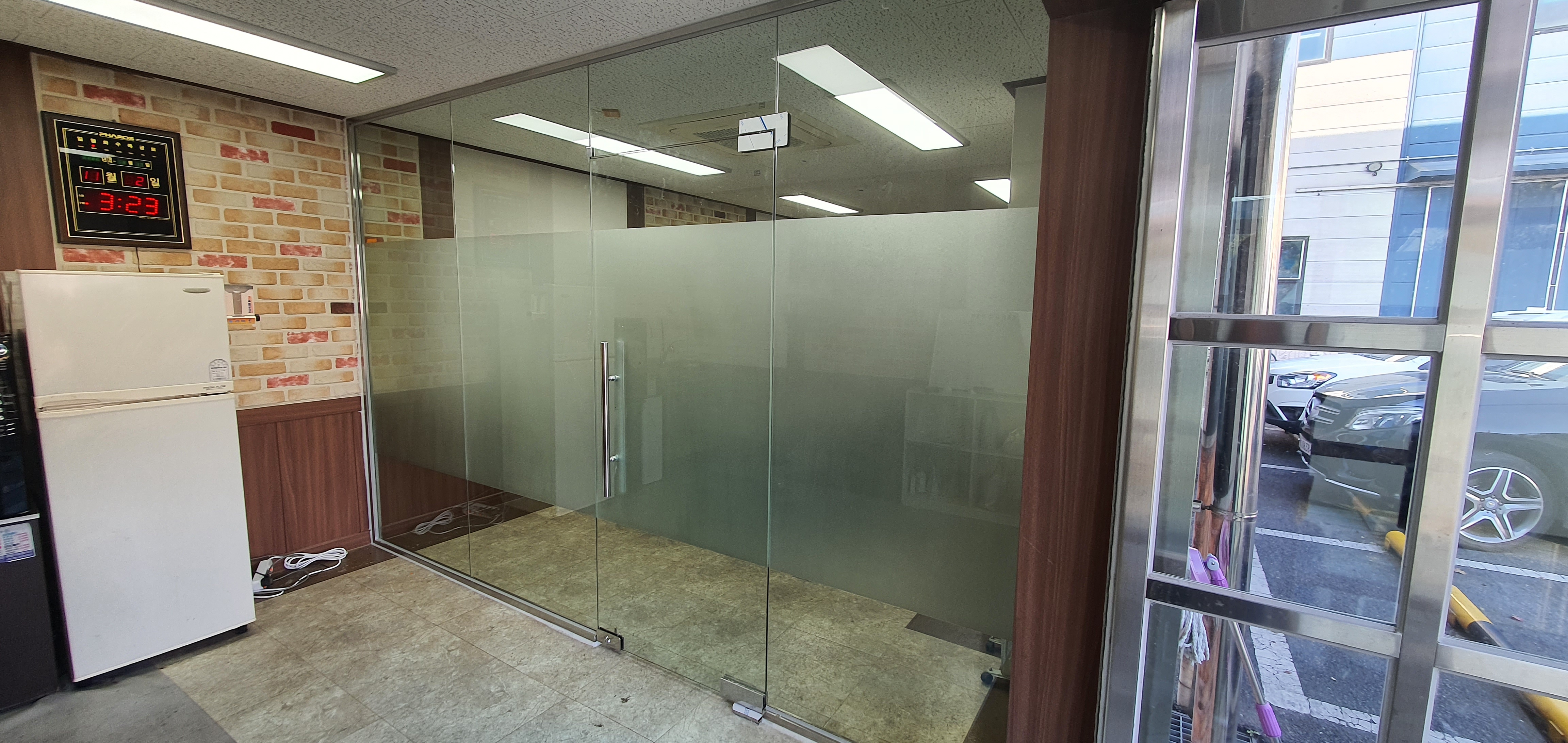 화성 공장 사무실 유리파티션