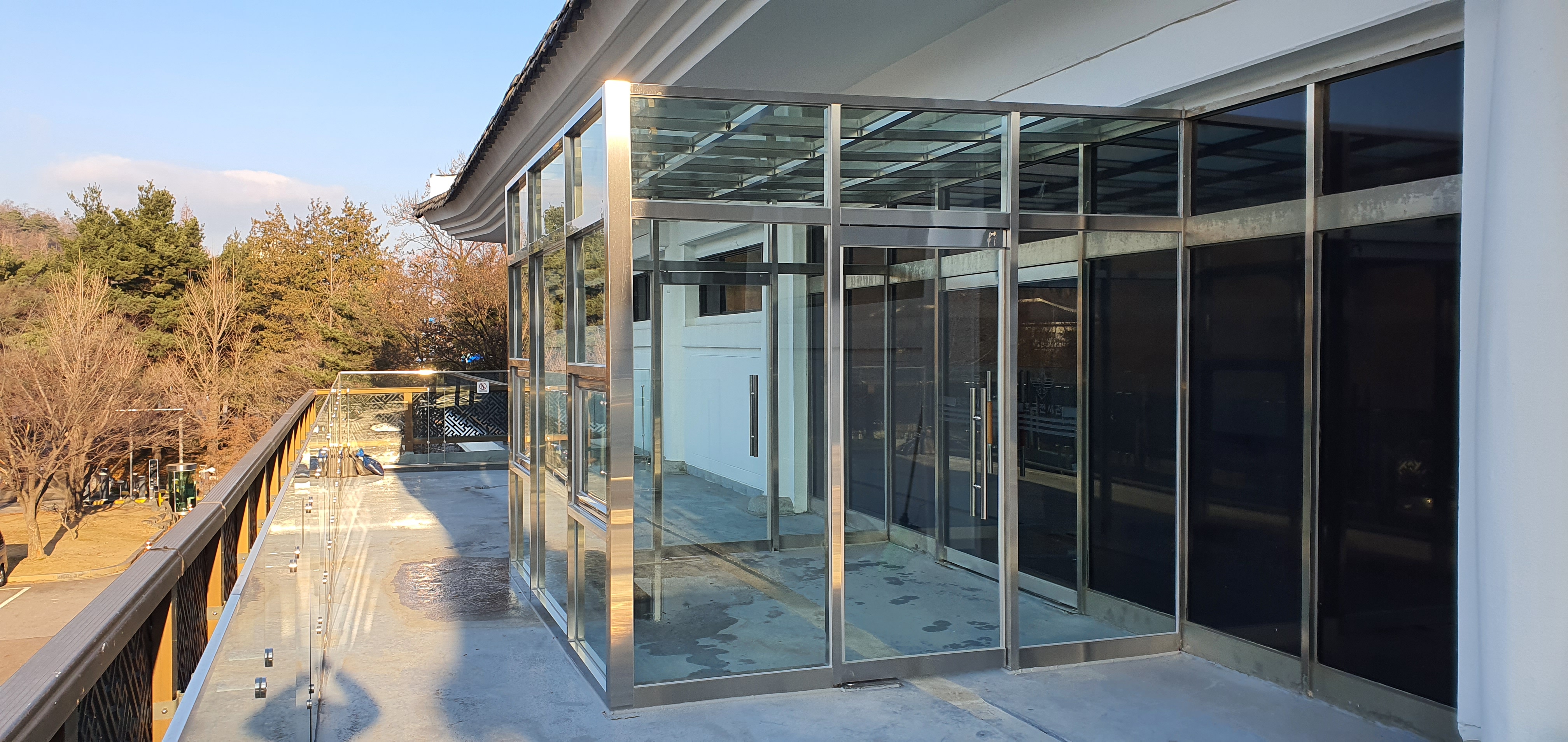 국립현충원 방풍실 시공