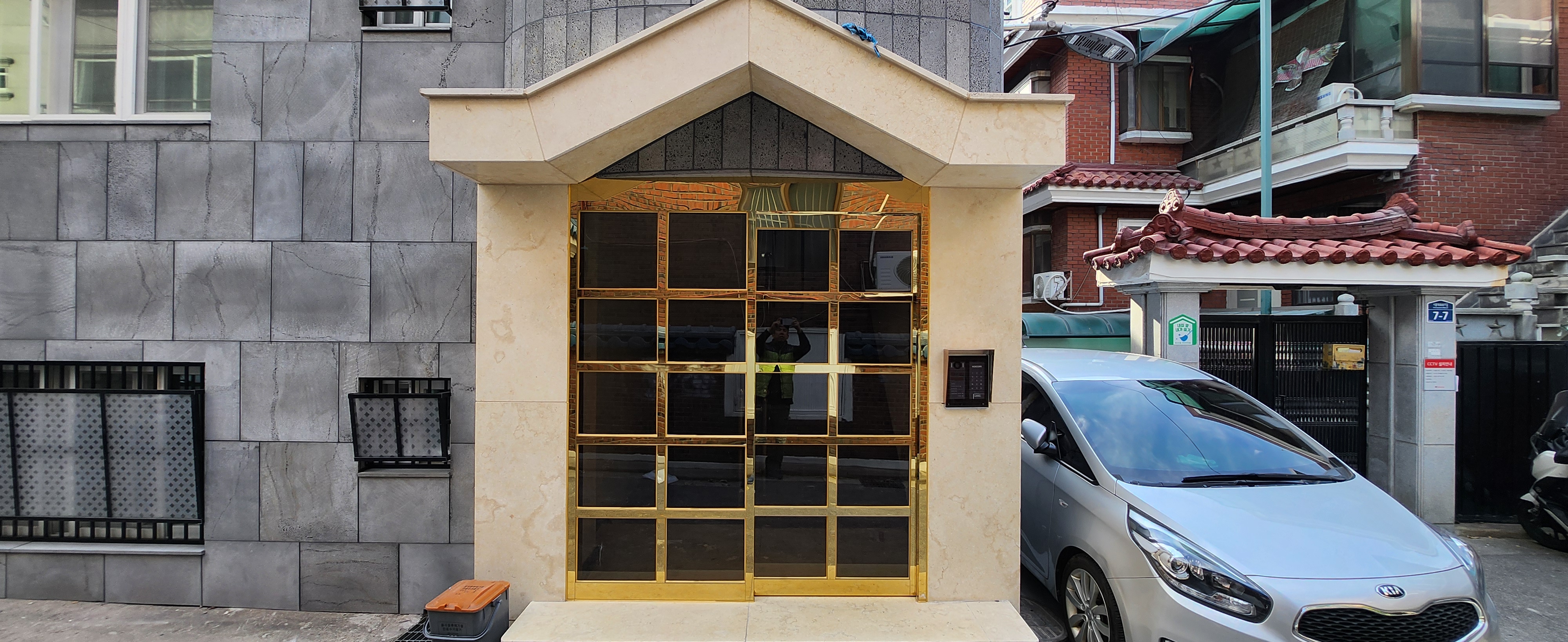 독산동 빌라 골드 현관자동문 