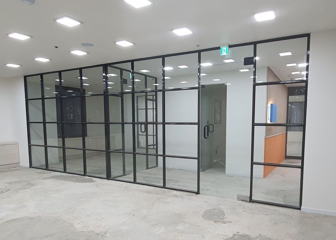 서울시 송파구 잠실동 사무실 유리파티션