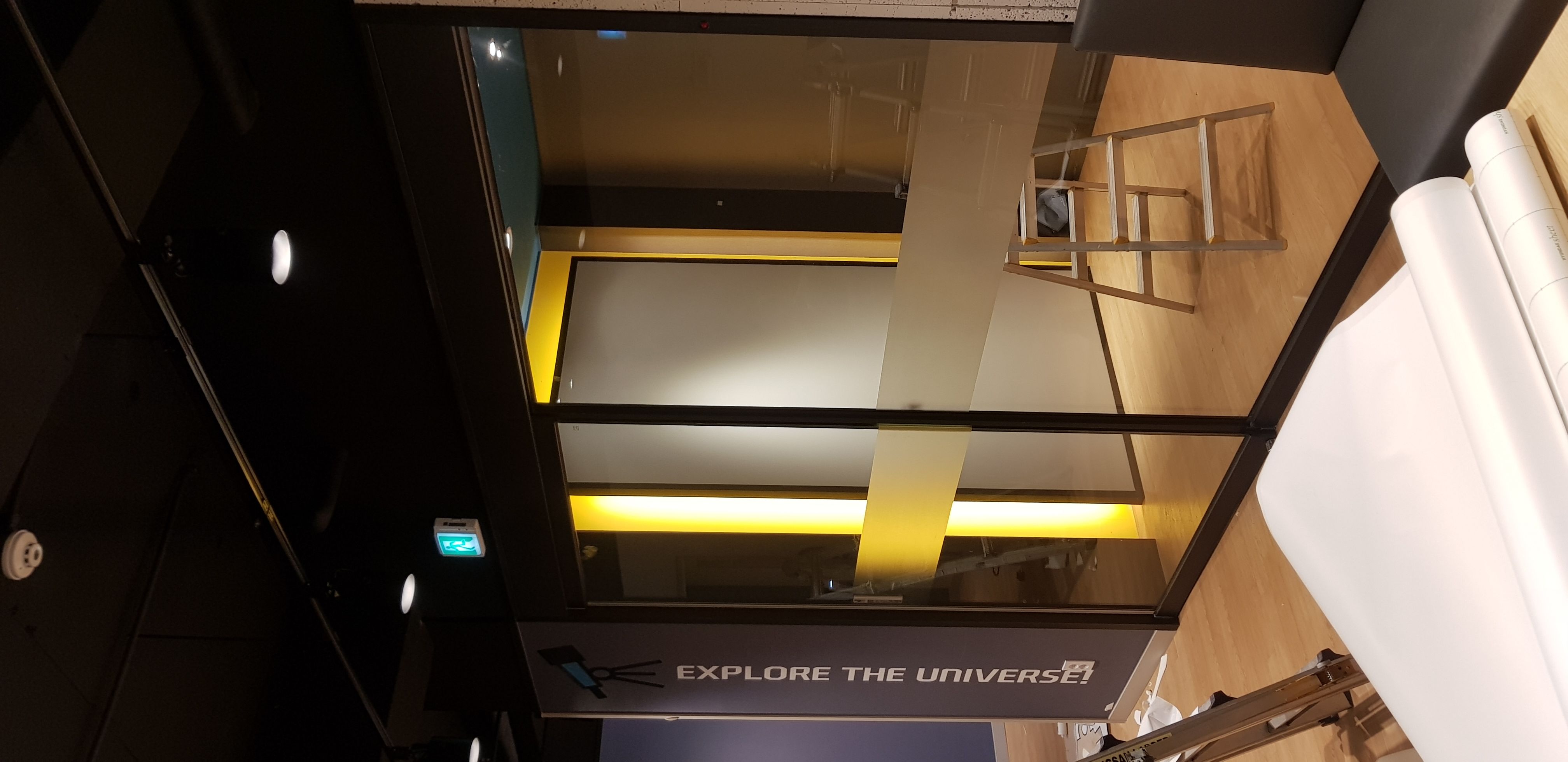 부천 어린이천문대 갈바 도장 편개자동문