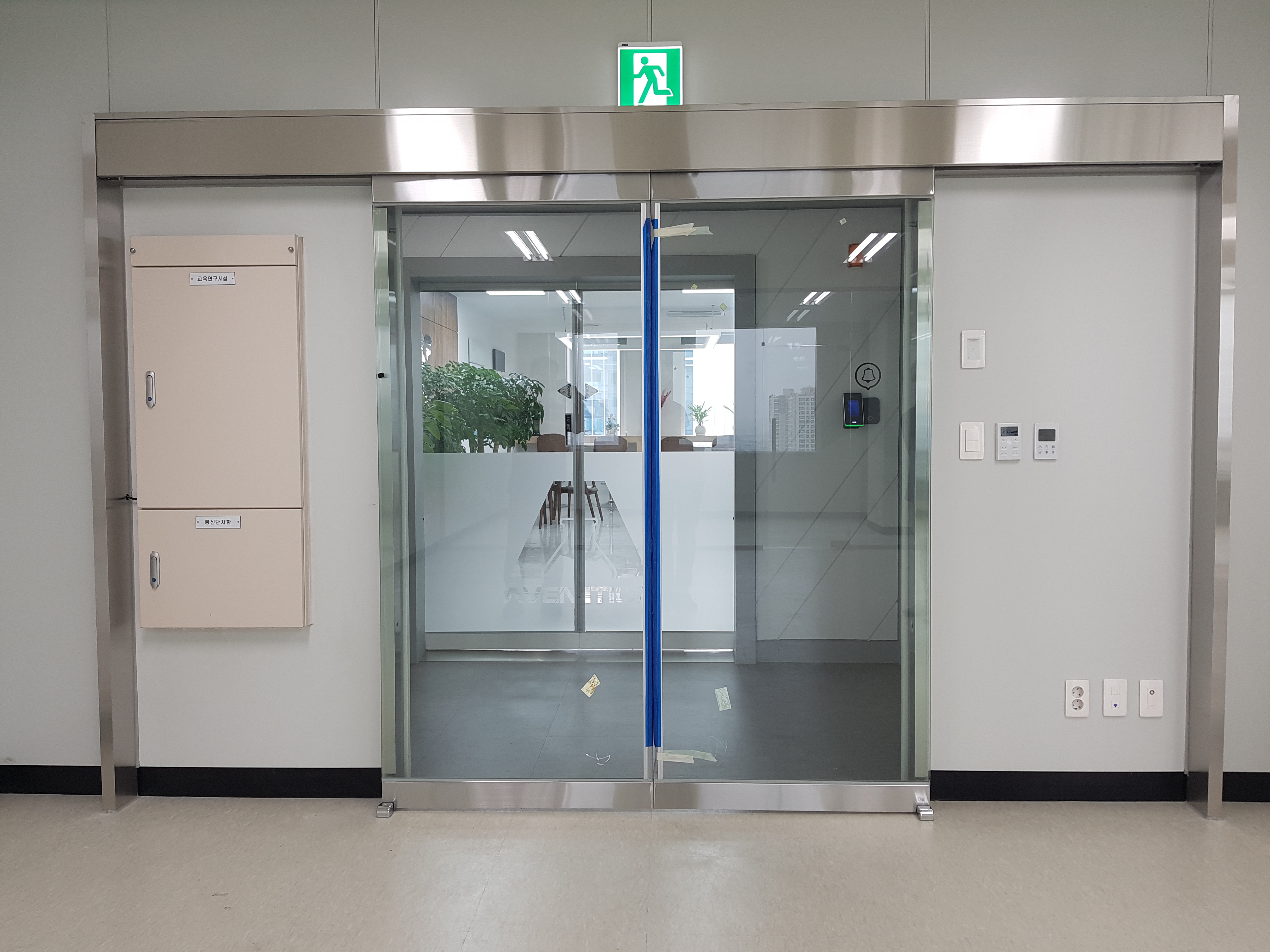 구로구 지식산업센타 주출입문 양개자동문